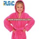 Good Quality Cute Kids Boys And Girls Super Soft Purple Pink White Hooded Bathrobe