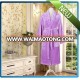 The new 2015 flange comfortable soft purple bathrobe